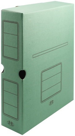 Коробка архивная 75мм зеленый - новинки от СувенирСитиПринт